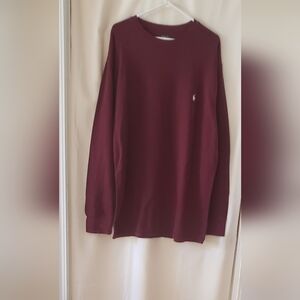 Ralph Lauren Burgundy polo Sleepwear top